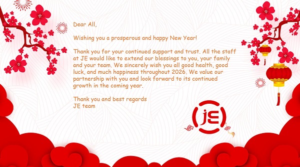 Lämpimät toivotukset uudelle vuodelle – JE:ltä